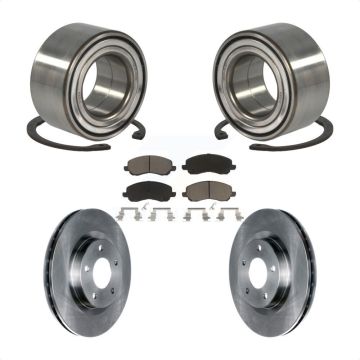 Front Wheel Bearing Brake Rotor Pads Kit For Mitsubishi Jeep Outlander RVR Patriot Lancer KBB-118716