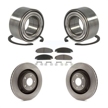 Front Wheel Bearing Brake Rotor Pad Kit For Dodge Caliber With 340mm Diameter KBB-118762