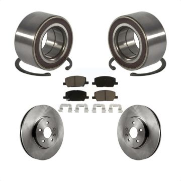 Front Wheel Bearing Disc Brake Rotor And Ceramic Pads Kit For Buick Encore Chevrolet Trax KBB-118765