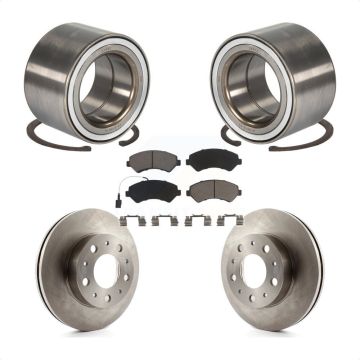 Front Wheel Bearing Disc Brake Rotor And Ceramic Pad Kit For Ram ProMaster 2500 3500 1500 KBB-118778