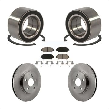 Front Wheel Bearing Disc Brake Rotors And Pads Kit For Toyota Sienna Camry Solara Avalon KBB-118814