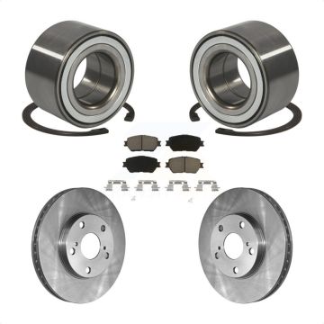 Front Wheel Bearing Brake Rotor Pads Kit For 02-03 Toyota Camry With 275mm Diameter KBB-118819