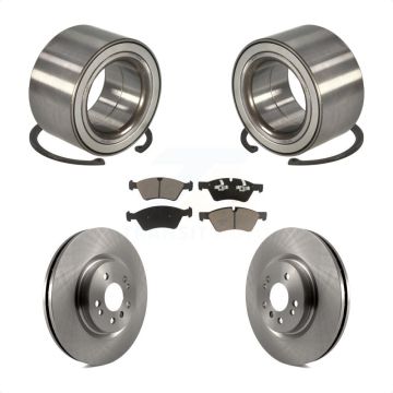 Front Wheel Bearing Brake Rotor And Pad Kit For Mercedes-Benz ML350 ML320 R350 ML500 R320 KBB-118845