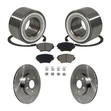 Front Wheel Bearing Brake Rotor Pads Kit For 01-03 Toyota RAV4 BATTERY EV (EV BEV) engine KBB-118863