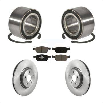 Front Wheel Bearing Disc Brake Rotors And Ceramic Pads Kit For Ford Transit Connect KBB-118865