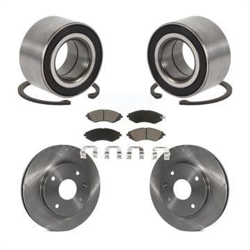 Front Wheel Bearing Disc Brake Rotor And Pads Kit For Chevrolet Optra Suzuki Forenza Reno KBB-118878