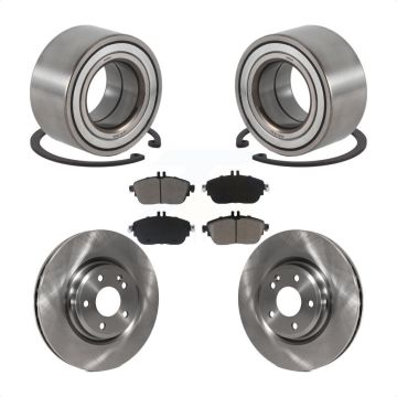 Front Wheel Bearing Brake Rotor & Pad Kit For Mercedes-Benz GLA250 CLA250 INFINITI QX30 B KBB-118882