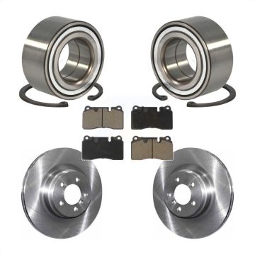 Front Wheel Bearing Disc Brake Rotor Pads Kit For 2006-2009 Land Rover Range Supercharged KBB-118884