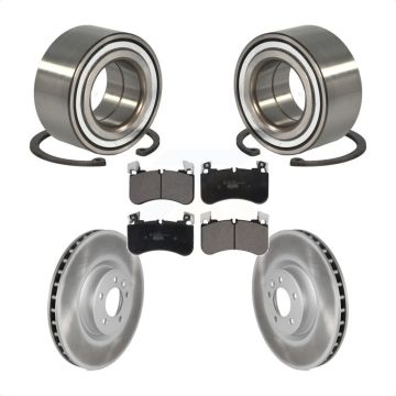 Front Bearing Coated Disc Brake Rotors And Ceramic Pads Kit For Land Rover Range Sport KBB-123022