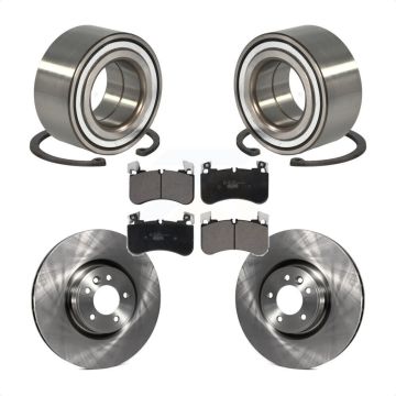 Front Wheel Bearing Disc Brake Rotors And Ceramic Pads Kit For Land Rover Range Sport KBB-123031