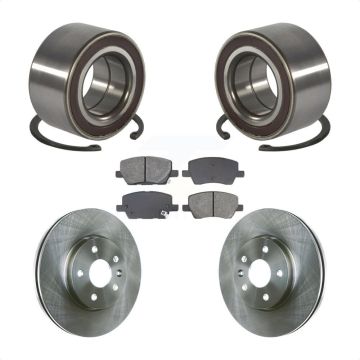 Front Wheel Bearing Disc Brake Rotors And Pads Kit For 2018-2020 Chevrolet Sonic KBB-129189