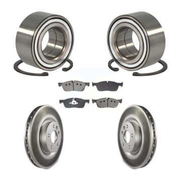 Front Wheel Bearing Coat Brake Rotor Pads Kit For Land Rover Discovery Sport Range Evoque KBB-129227