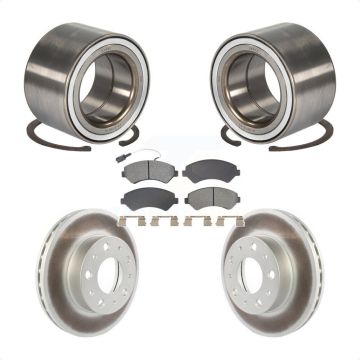 Front Wheel Bearing Coated Disc Brake Rotor And Pads Kit For Ram ProMaster 2500 3500 1500 KBB-129236