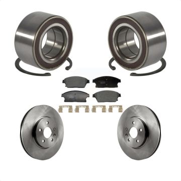 Front Wheel Bearing Disc Brake Rotor & Pads Kit For 2013-2017 Chevrolet Trax Buick Encore KBB-129602