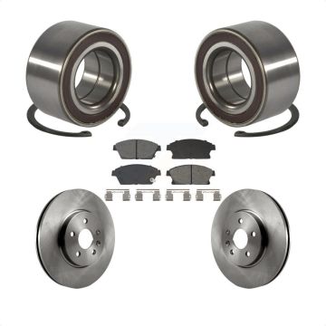Front Wheel Bearing Disc Brake Rotor & Pads Kit For 2013-2017 Chevrolet Trax Buick Encore KBB-129624