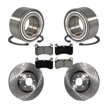 Front Wheel Bearing Disc Brake Rotors And Ceramic Pads Kit For Land Rover Range Sport KBB-129684