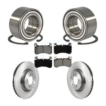 Front Wheel Bearing Disc Brake Rotors And Pads Kit For Land Rover Range Sport Discovery KBB-129685