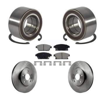 Front Wheel Bearing Disc Brake Rotor & Pads Kit For 2013-2017 Chevrolet Trax Buick Encore KBB-129689