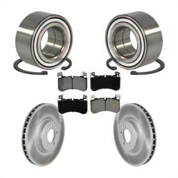 Front Wheel Bearing Coated Disc Brake Rotors And Pads Kit For Land Rover Range Sport KBB-129715