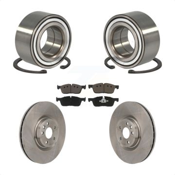 Front Wheel Bearing Brake Rotor Pad Kit For Jaguar E-Pace With 349mm Diameter KBB-130651