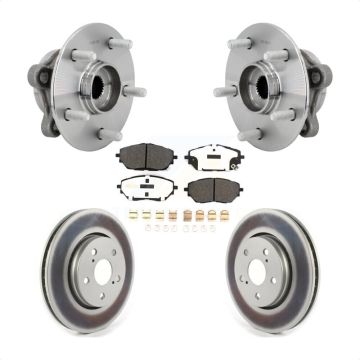 Front Hub Bearing Assembly Coated Disc Brake Rotors And Pads Kit For Toyota C-HR KBB-131803