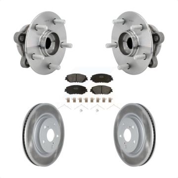 Front Hub Bearing Assembly Coated Brake Rotor Pads Kit For Toyota C-HR Lexus UX250h UX200 KBB-131805