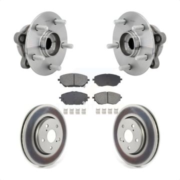 Front Hub Bearing Assembly Coated Disc Brake Rotors And Pads Kit For Toyota C-HR KBB-131949