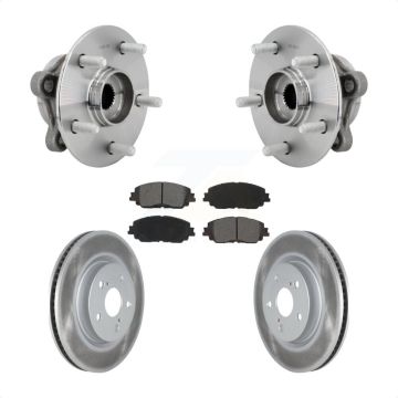 Front Hub Bearing Assembly Coated Brake Rotor Pads Kit For Toyota C-HR Lexus UX250h UX200 KBB-131950