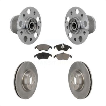 Front Hub Bearing Assembly Disc Brake Rotors And Pads Kit For Mercedes-Benz E550 C250 KBB-132169