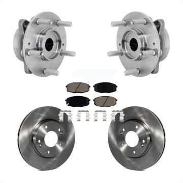 Front Hub Bearing Assembly Disc Brake Rotors And Pads Kit For Hyundai Kona Kia Seltos KBB-132180