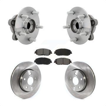 Front Hub Bearing Brake Rotor Pad Kit For 2019 Toyota C-HR Vehicles Manufactured In Japan KBB-132275