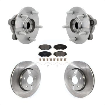 Front Hub Bearing Brake Rotor Pad Kit For 2019 Toyota C-HR Vehicles Manufactured In Japan KBB-132330