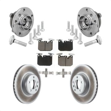 Front Hub Bearing Coat Brake Rotor Pad Kit For BMW 330i xDrive 440i Gran Coupe 320i M240i KBB-132992