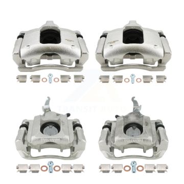 Front Rear Brake Caliper Left Right Driver Passenger Side Kit For 2009-2011 Dodge Journey KBC-100017