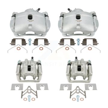 Front Rear Brake Caliper Left Right Driver Passenger Side Kit For 2003-2011 Honda Element KBC-100038