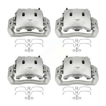 Front Rear Disc Brake Caliper Kit For Ford F-450 Super Duty F-550 International LCF CF500 KBC-100046