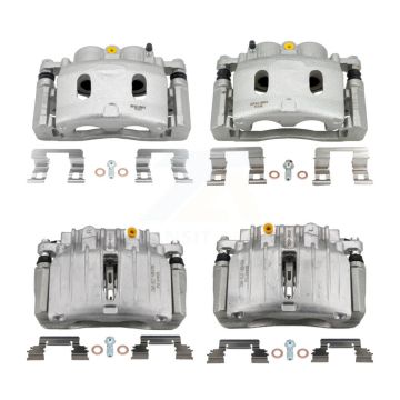 Front Rear Brake Caliper (Left Right) Kit For Chevrolet GMC Silverado 1500 Sierra Classic KBC-100056