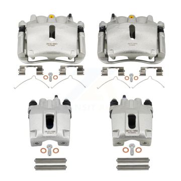 Front Rear Brake Caliper Left Right (Driver Passenger) Kit For Ford F-150 Lincoln Mark LT KBC-100068