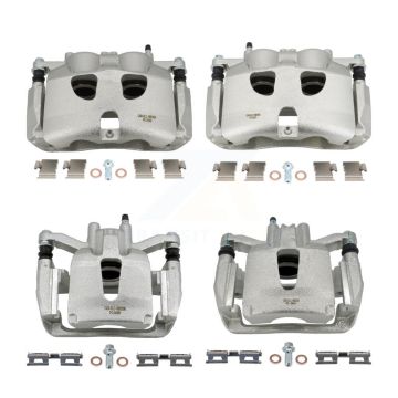 Front Rear Disc Brake Caliper Left Right Side (Driver Passenger) Kit For Ford F-150 KBC-100094