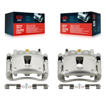 Front Brake Caliper Left Right (Driver Passenger) Kit For Jeep Grand Cherokee Commander KBC-100119