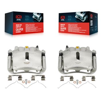 Front Brake Caliper Left Right Side (Driver Passenger) Kit For Ford F-150 Lincoln Mark LT KBC-100120