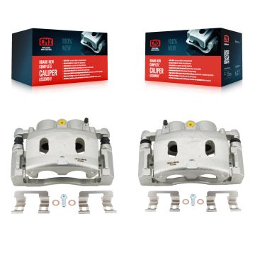 Front Brake Caliper Kit For Chevrolet GMC Sierra 1500 Silverado Tahoe Cadillac Yukon XL KBC-100131
