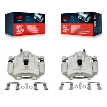 Front Brake Caliper Left Right (Driver Passenger) Kit For Hyundai Tucson Kia Sportage FWD KBC-100187
