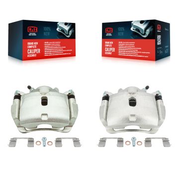Front Brake Caliper Left Right Side (Driver Passenger) Kit For Honda Civic Acura ILX 2.4L KBC-100199