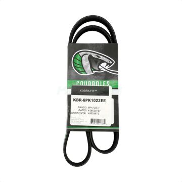 Main Drive Serpentine Belt KBR-6PK1022EE For 2011-2013 Ford Fiesta With Air Conditioning