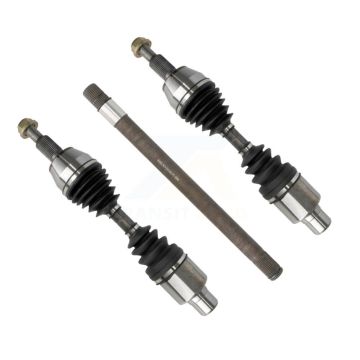 Front CV Axle Drive Shaft & Intermediate Kit For Ram Dakota Mitsubishi Raider 4WD KCV-100196