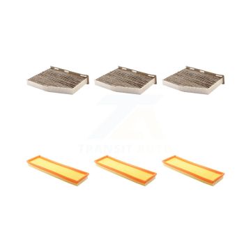 3x Air + 3x Cabin Filter (6 Total) Kit For Volkswagen Jetta Passat Golf Beetle Rabbit KFL-101119