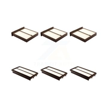 3x Air + 3x Cabin Filter (6 Total) Kit For Suzuki SX4 Crossover KFL-101122