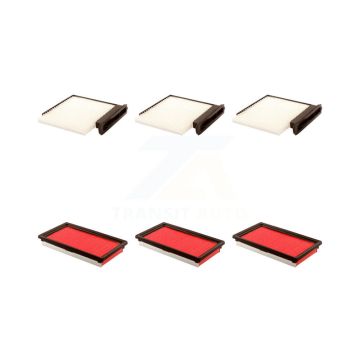 3x Air + 3x Cabin Filter (6 Total) Kit For 2007-2011 Nissan Versa KFL-101125