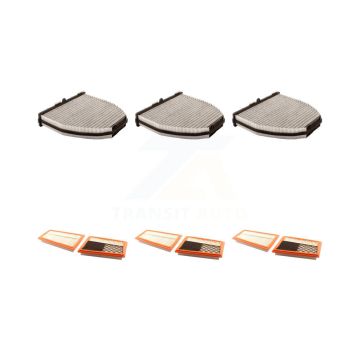3x Air + 3x Cabin Filter (6 Total) Kit For 2011-2013 Mercedes-Benz E350 3.0L KFL-101132
